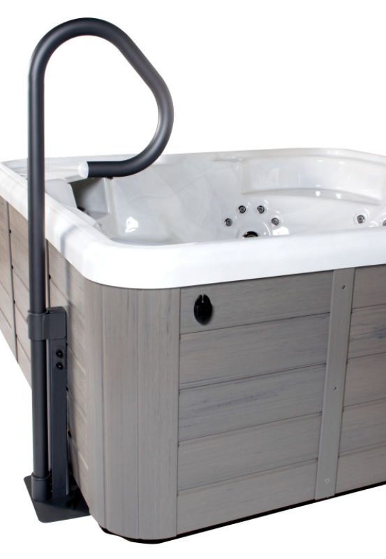 Rampes d'Accès pour Spa - Fixation Sous le Spa — vue du modèle Be Spa